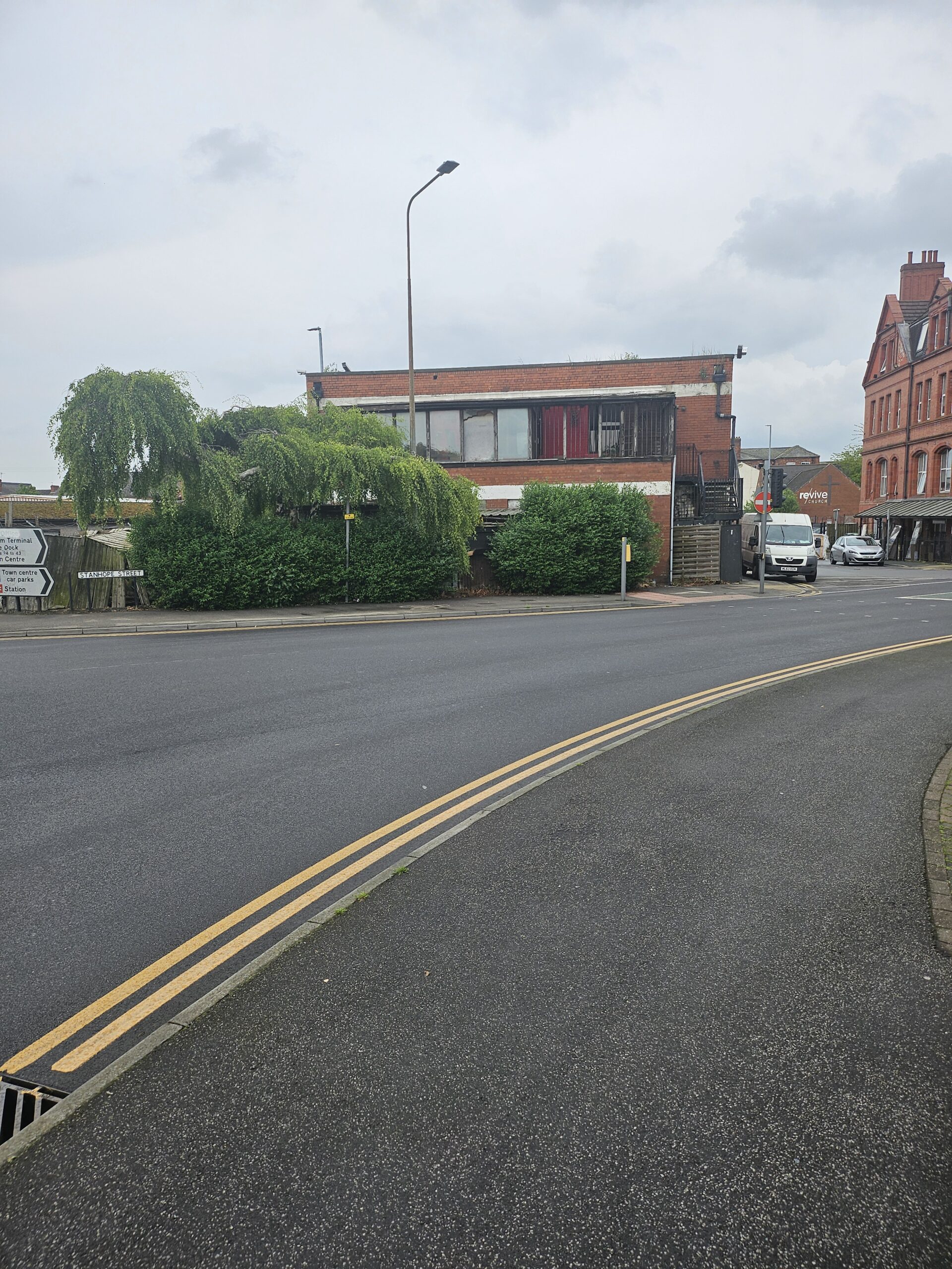 Hartley House, the first day of the clearance operations