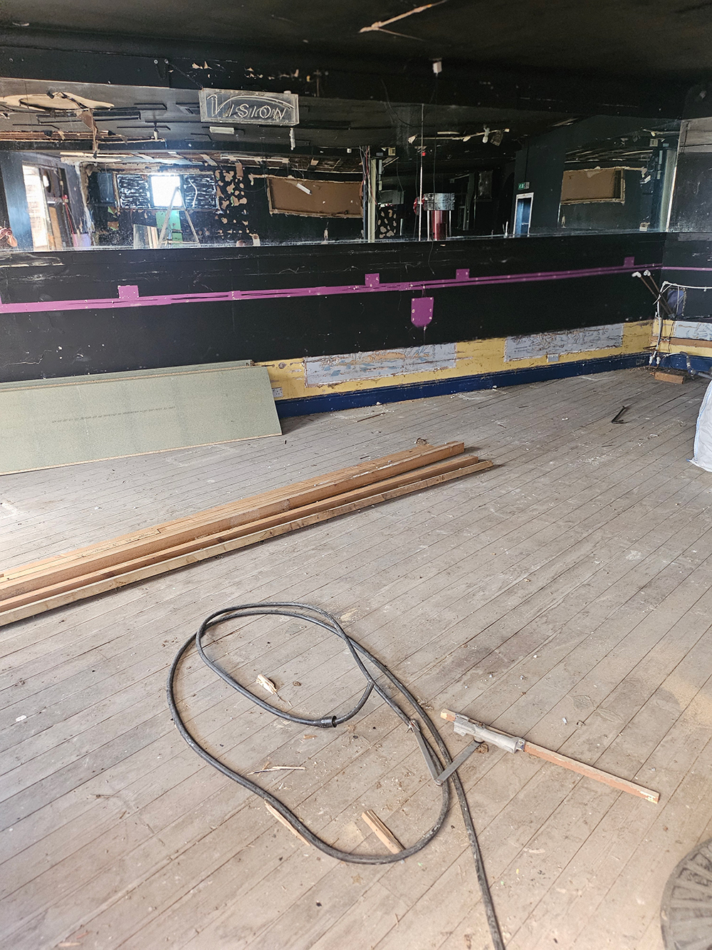 The ground floor is almost complete in advance of the forthcoming refurbishment works to turn this lovele building into offices for professionals in Goole, East Yorkshire